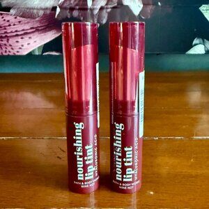 NEW 2-Pc Wine Not Nourishing Lip Tint Bath & Body Works